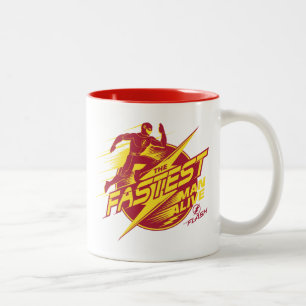 The Flash   The Fastest Man Alive Two-Tone Coffee Mug