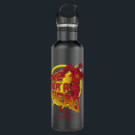 The Flash | "Time For A Hero" Graphic 710 Ml Water Bottle<br><div class="desc">Check out The Flash running across his lightning logo with the words "Time For A Hero" trailing behind him.</div>