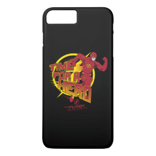The Flash   "Time For A Hero" Graphic iPhone 8 Plus/7 Plus Case