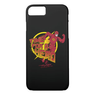 The Flash   "Time For A Hero" Graphic iPhone 8/7 Case