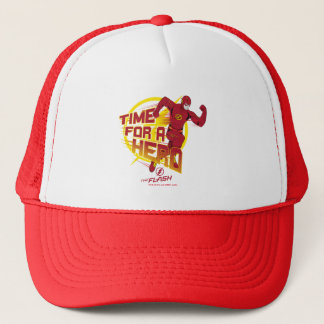 The Flash | "Time For A Hero" Graphic Trucker Hat