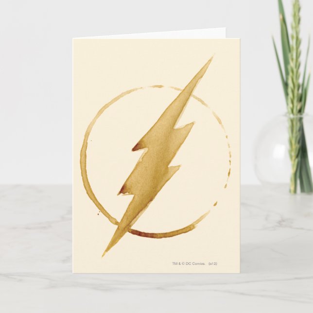 The Flash | Yellow Chest Emblem Card (Front)