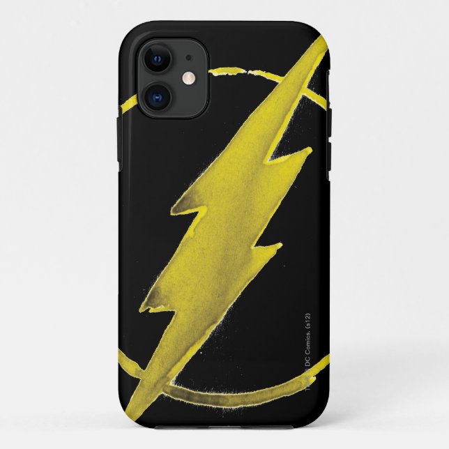 The Flash | Yellow Chest Emblem Case-Mate iPhone Case (Back)