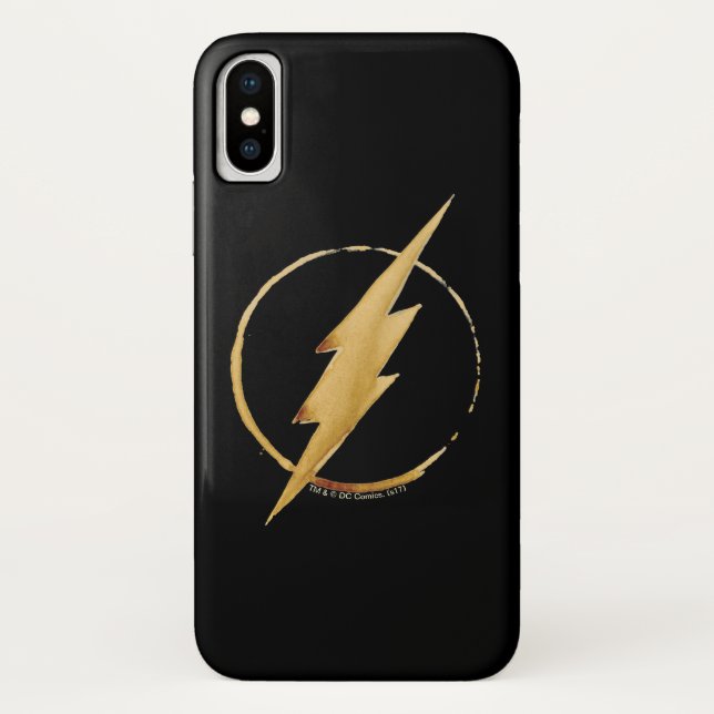 The Flash | Yellow Chest Emblem Case-Mate iPhone Case (Back)