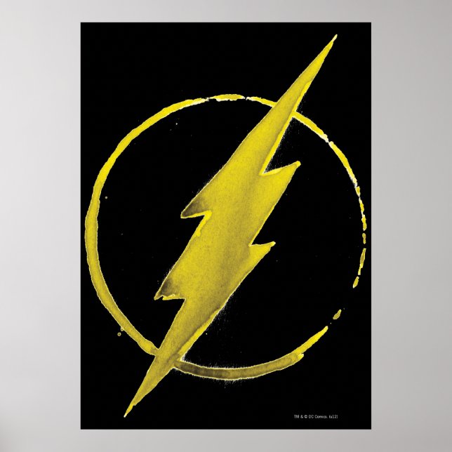 The Flash | Yellow Chest Emblem Poster (Front)