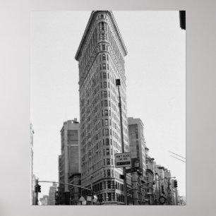 The Flatiron Building (photo) Poster