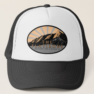 The Flatirons, Chautauqua Park, Boulder Colorado Trucker Hat