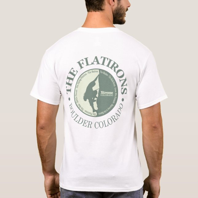 The Flatirons (Climbing) T-Shirt (Back)
