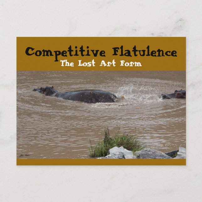 The Flatulent Defense Postcard (Front)