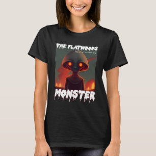 The Flatwoods Monster 1952 Creepy Scary Cryptid Le T-Shirt