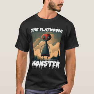 The Flatwoods Monster 1952 Creepy Scary Cryptid Le T-Shirt