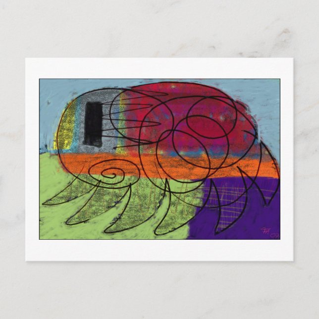 The Flea Postcard (Front)