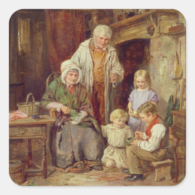 The Fledglings Square Sticker (Front)