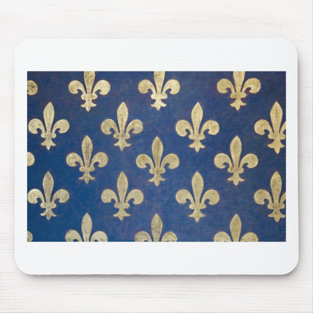 The fleur-de-lis or fleur-de-lys mouse pad (Front)