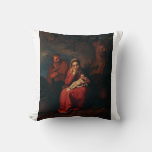 The Flight into Egypt by Abraham Bloemaert  Cushion