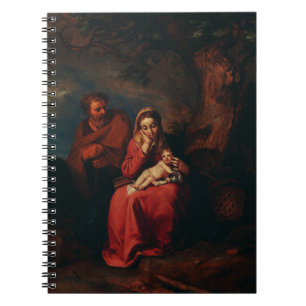 The Flight into Egypt by Abraham Bloemaert Notebook