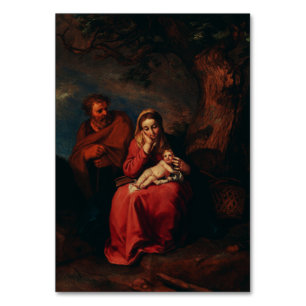 The Flight into Egypt by Abraham Bloemaert  Table Number