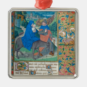 The Flight into Egypt Metal Ornament