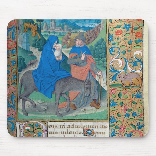 The Flight into Egypt Mouse Pad (Front)