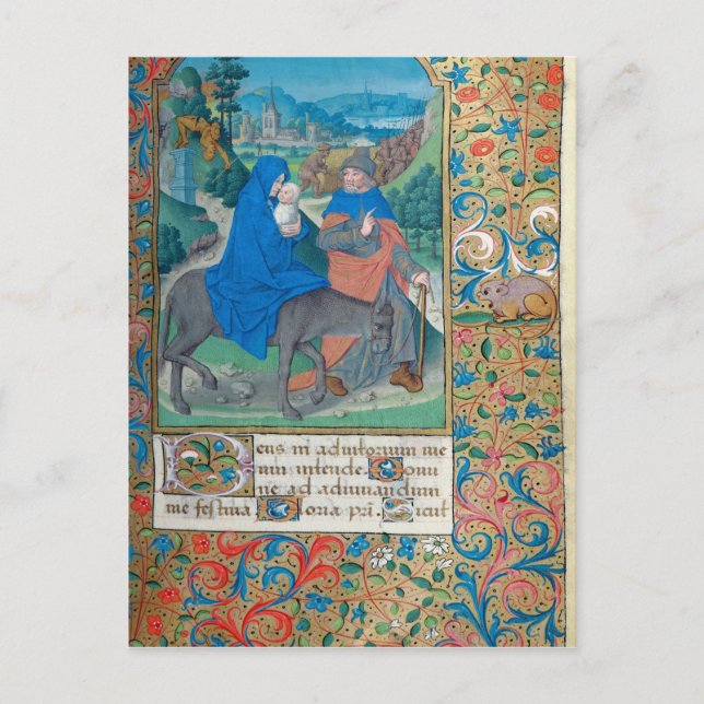 The Flight into Egypt Postcard (Front)