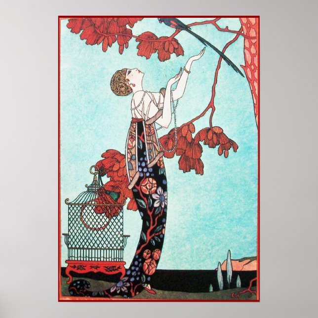 THE FLIGHTY BIRD ,BEAUTY FASHION DESIGNER POSTER (Front)