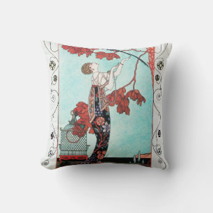 THE FLIGHTY BIRD ,BEAUTY FASHION/ Geometric Swirls Cushion