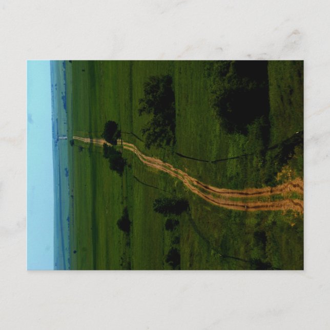 the Flint Hills of Kansas Postcard (Front)