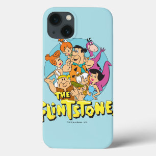The Flintstones and Rubbles Family Graphic iPhone 13 Case