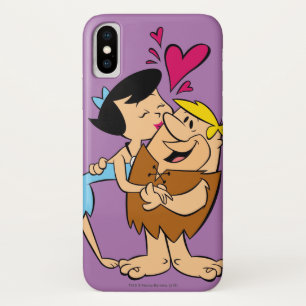 The Flintstones   Betty Kissing Barney iPhone X Case