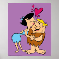 The Flintstones | Betty Kissing Barney