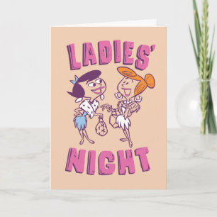 The Flintstones   Betty & Wilma - Ladies' Night Card
