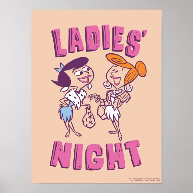 The Flintstones | Betty & Wilma - Ladies' Night Poster (Front)