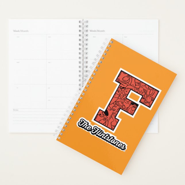 The Flintstones | Collegiate Style Monogram Planner (Display)