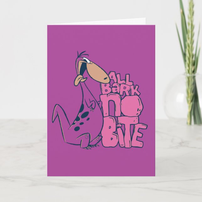 The Flintstones | Dino - All Bark No Bite Card (Front)