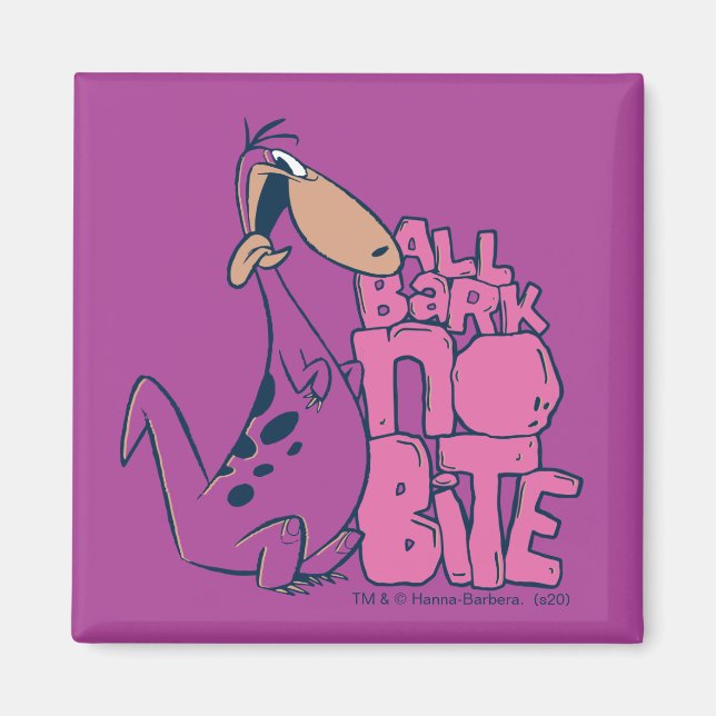 The Flintstones | Dino - All Bark No Bite Magnet (Front)