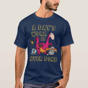 The Flintstones   Dino Cleaning House T-Shirt