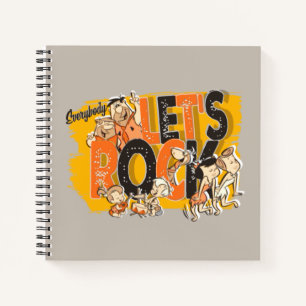 The Flintstones Everybody Let's Rock Notebook