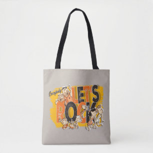 The Flintstones Everybody Let's Rock Tote Bag