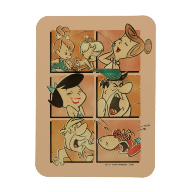 The Flintstones | Flintstones & Rubbles Comic Magnet (Vertical)