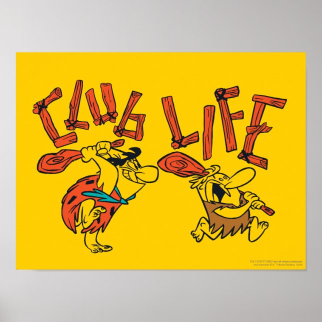 The Flintstones | Fred & Barney - Club Life Poster (Front)