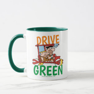 The Flintstones   Fred & Barney - Drive Green Mug