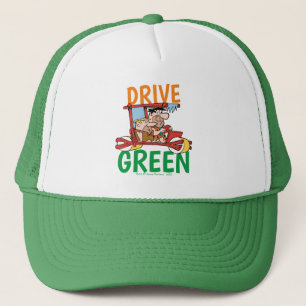 The Flintstones Fred & Barney - Drive Green Trucker Hat