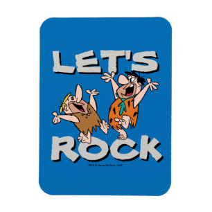 The Flintstones   Fred & Barney - Let's Rock Magnet