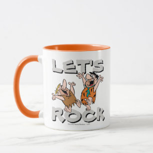 The Flintstones   Fred & Barney - Let's Rock Mug
