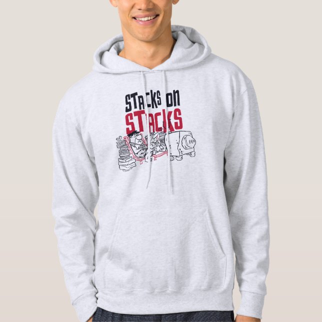 The Flintstones | Fred & Barney - Stacks on Stacks Hoodie (Front)
