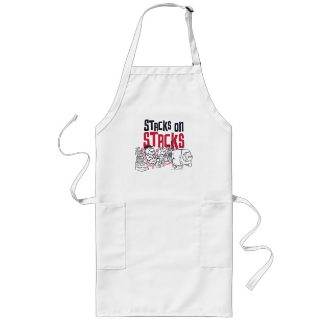 The Flintstones | Fred & Barney - Stacks on Stacks Long Apron (Front)
