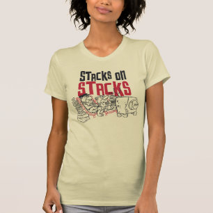 The Flintstones   Fred & Barney - Stacks on Stacks T-Shirt