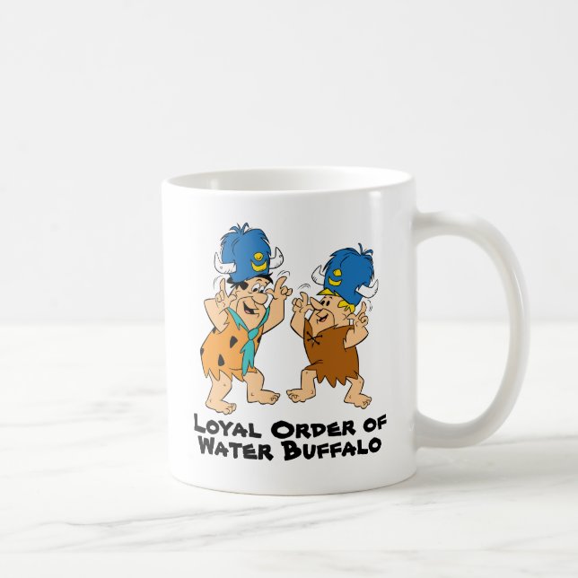 The Flintstones | Fred & Barney Water Buffaloes Coffee Mug (Right)