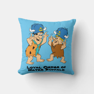 The Flintstones   Fred & Barney Water Buffaloes Cushion