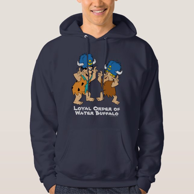 The Flintstones | Fred & Barney Water Buffaloes Hoodie (Front)